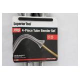 Superior Tool Pro-Line 4-Piece Tube Bender Set - 1/4, 3/8, 1/2, 5/8 in