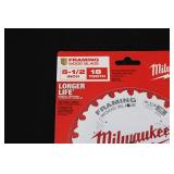 Milwaukee Framing Wood Blade - 5-1/2 in, 18-Tooth, 140 mm, 10 mm Arbor
