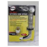 Danco Brushed Nickel Kitchen Sink Spray - Fits Most 1/4 in Threaded Faucets & Quick Connect