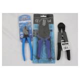 Channel-Lock 7in Diagonal Cutting Pliers & Master Mechanic 8in Mini Bolt Cutter