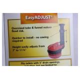 Korky EasyADJUST Adjustable Flush Valve Kit - Large 3in & 4in - Made in USA