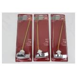 ACME Chrome Flush Lever 9 in Arm - Side Mount - Fits Most Tanks - 3-Pack