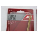 ACME Chrome Flush Lever 9 in Arm - Side Mount - Fits Most Tanks - 3-Pack