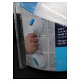Delta Hand Shower White Finish & Carex Ultra Grip 12-Inch Bath Grab Bar
