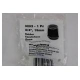 Shepherd Hardware 3203 - 3/4 in Rubber Leg Tips, 19mm