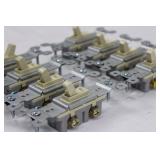 Single-Pole Light Switches - Beige Toggle (Lot of 8)