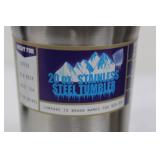 20 oz Stainless Steel Tumblers - 3 Pack