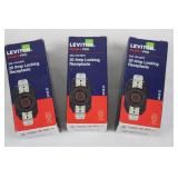 Leviton 2410-D Plus & Pro 20A-125/250V Locking Receptacle L14-20R