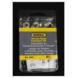 General Brass Grommet Kit 1/4 in (6 mm) & General Screw Snap Fastener Kit Nos. 1266-1268
