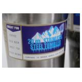 Camouflage 20 oz Stainless Steel Tumbler - Set of 4
