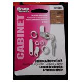 National Hardware Cabinet & Drawer Locks (Lot of 6) U9943 Defender Security