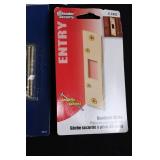First Watch Security Latch Guard & Strike Plates - Door Hardware Kit