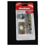 Kwikset Entry Door Latch - Exterior & Interior - 3-Pack