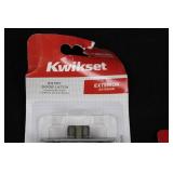 Kwikset Entry Door Latch - Exterior & Interior - 3-Pack