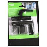 National Hardware Universal Knob Latch (Black) 2-Pack & Pushbutton Latch (White)