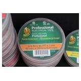 Duck Professional Electrical Tape 3/4in x 66ft 7mil - Assorted Colors, GE THQL21100P Breaker