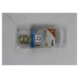 Pig Rings 100-Pack (Decker's Hill's) & National Hardware Brass Finish Screw Rings 3-Pack