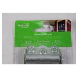 National Hardware Spring Hinges Adjustable Zinc-Plated 2-3/4 in & 3 in - 2 Packs