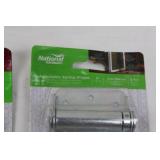 National Hardware Spring Hinges Adjustable Zinc-Plated 2-3/4 in & 3 in - 2 Packs