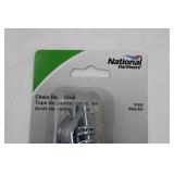 National Hardware Chain Door Stop Zinc-Plated 3-Pack