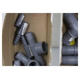Assorted PVC Drainage Fittings 1/2 to 1-1/4 in Slip Elbows & Couplings