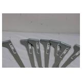 Knape & Vogt 180 ANO 8 Bracket - Anochrome 8-Inch Shelf Bracket