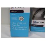 MOEN Preston 18 in. Towel Bar DN8486BN Brushed Nickel