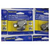 BrassCraft G2R17X CD 1/4 Turn Angle Valve for Wall Pipe - 1/2in FIP x 3/8in OD COMP (6-Pack)