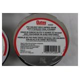 Oatey PVC Shower Drain Assortment - 2in/3in/4in No-CalK & SS Strainer