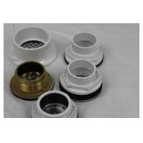 Oatey PVC Shower Drain Assortment - 2in/3in/4in No-CalK & SS Strainer