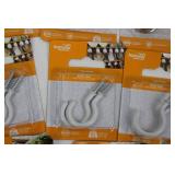 National Hardware Assorted Hooks & Eyes Pack - Closed S Hooks, Cup Hooks, Screw Eyes, Ceiling Hooks