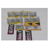 National Hardware Screw Eyes - Zinc-Plated 5/8 in & 15/16 in - 14 Pcs Pack