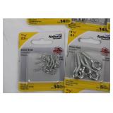 National Hardware Screw Eyes - Zinc-Plated 5/8 in & 15/16 in - 14 Pcs Pack