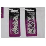 National Hardware Screw Eyes - Zinc-Plated 5/8 in & 15/16 in - 14 Pcs Pack