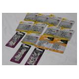 National Hardware Screw Eyes - Zinc-Plated 5/8 in & 15/16 in - 14 Pcs Pack
