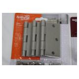 National Hardware Door Hardware Assortment - Hinges, Barrel Bolts, Safety Hasps