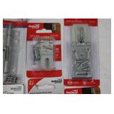 National Hardware Door Hardware Assortment - Hinges, Barrel Bolts, Safety Hasps