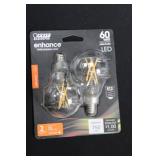 Feit Electric Enhance LED Bulbs - 60W Equivalent, 120V, E12 Candelabra Base, Vivid Natural Light