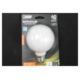 Feit Electric Enhance LED Bulbs - 60W Equivalent, 120V, E12 Candelabra Base, Vivid Natural Light