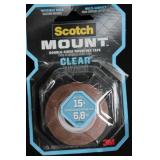 Scotch Mount Double-Sided Tape (Clear) & Pocket-Size Scotch Duct Tape - 3M Scotch Brand