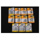 National Hardware Screw Eyes & Ceiling Hooks Assortment - Zinc Plated