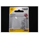 National Hardware Screw Eyes & Ceiling Hooks Assortment - Zinc Plated
