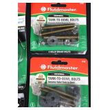 Fluidmaster Flappers, Tank-to-Bowl Bolts, BrassCraft Adapters, SharkBite Fittings