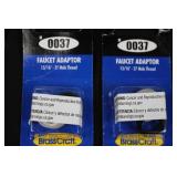 Fluidmaster Flappers, Tank-to-Bowl Bolts, BrassCraft Adapters, SharkBite Fittings