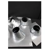 GV1376 GV Storm Collar 4 in; GV1377 GV Storm Collar 4 in; GV1383 GV Roof Flashing 4 in