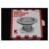 Keene 1220 Wide Flange Strainer Stainless Steel - Flood-Guard 4' Floor Drain