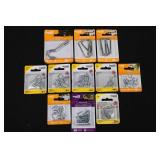 National Hardware Zinc-Plated Ceiling & Square Bend Hooks, Screw Eyes & Corner Braces
