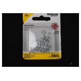 National Hardware Zinc-Plated Ceiling & Square Bend Hooks, Screw Eyes & Corner Braces