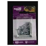 National Hardware Zinc-Plated Ceiling & Square Bend Hooks, Screw Eyes & Corner Braces