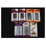 National Hardware Sash Locks Antique Brass - 2-Pack; Zinc Hinges Non-Removable Pin - 2-Pack